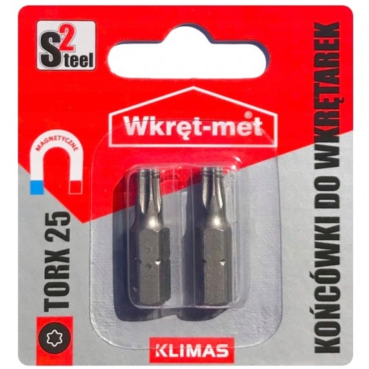Końcówki do wkrętarki typ TORX-25 2 szt -zdjęcie numer 1