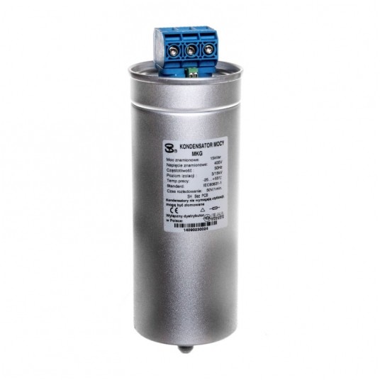 Kondensator gazowy MKG niskich napięć 15kVar 400V -zdjęcie numer 1