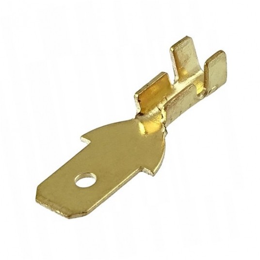 Konektor 4,8x0,8mm M4.8 nieizol. płaski wsuwka -zdjęcie numer 1