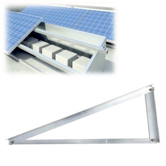 Konstrukcja PV trójkąt montażowy 15st. - pionowy -zdjęcie numer 1