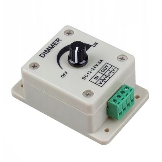 Kontroler LED ściemniacz manualny DIMMER 12V 24V -zdjęcie numer 1