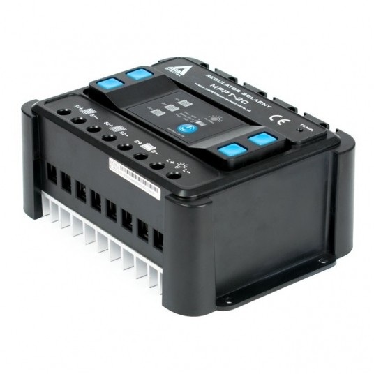 Kontroler solarny DC MPPT 12V / 24V - 30D LCD -zdjęcie numer 1