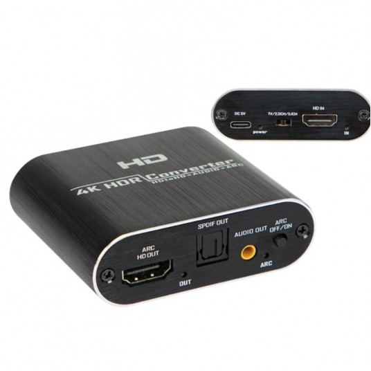 Konwerter ekstraktor HDMI do HDMI+audio +zasilacz -zdjęcie numer 1