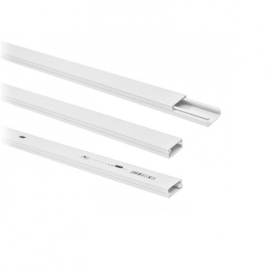 Korytko kablowe 32x15 białe/2m -zdjęcie numer 1