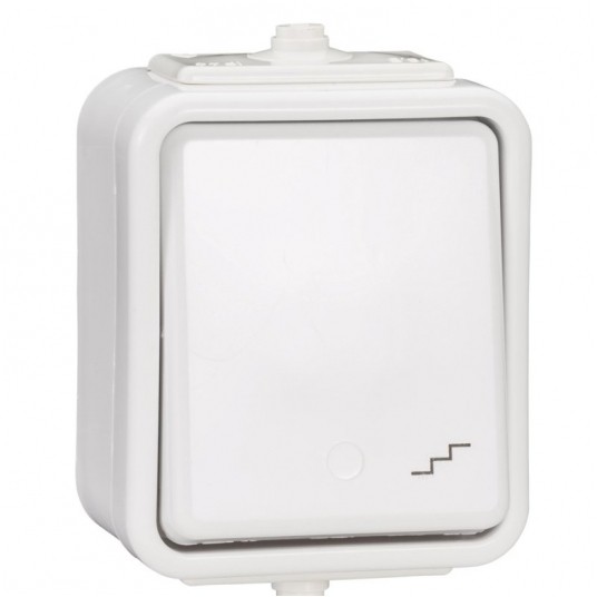 Łącznik schodowy IP44 CEDAR WNT600C01 biały -zdjęcie numer 1