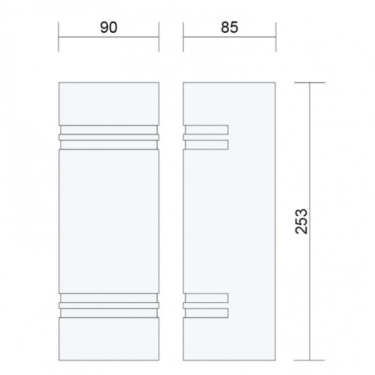 Lampa kinkiet zewnętrzny nierdzewny GU10 KAZAMI -zdjęcie numer 5