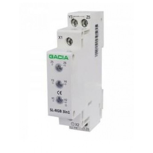 Lampka kontrolna LC TEC / GACIA 3 faz. 3 kolor DIN -zdjęcie numer 1