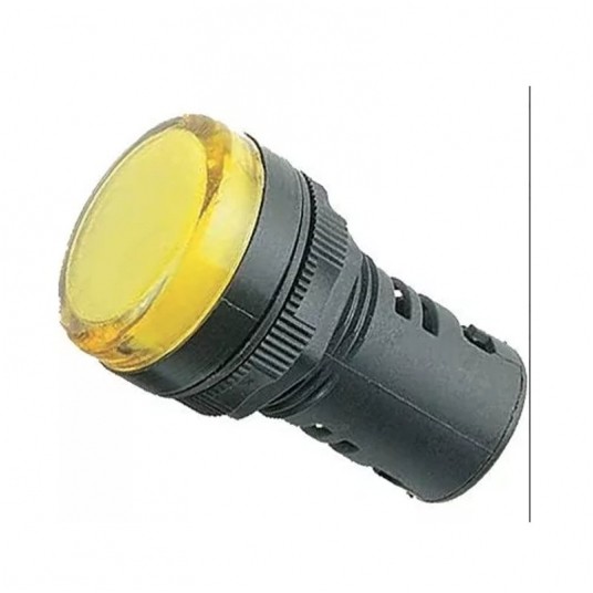 Lampka sygnalizacyjna LED żółta 24V AC/DC -zdjęcie numer 1