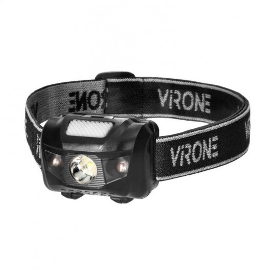 Latarka czołowa LED CREE 3W +2 czerw. diody LED -zdjęcie numer 1