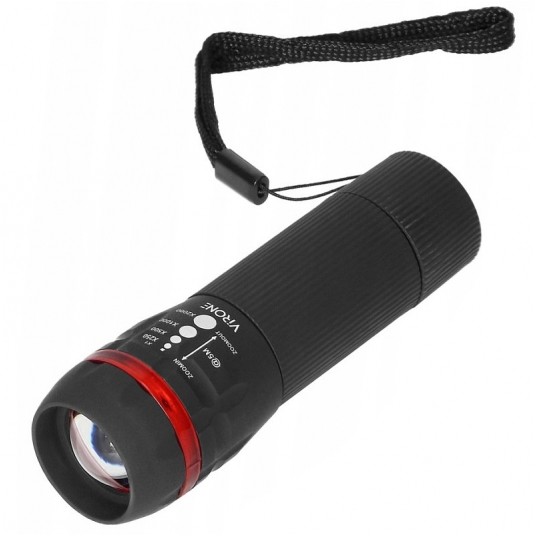 Latarka LED 1W z zoomem, 60lm 3xAAA -zdjęcie numer 1