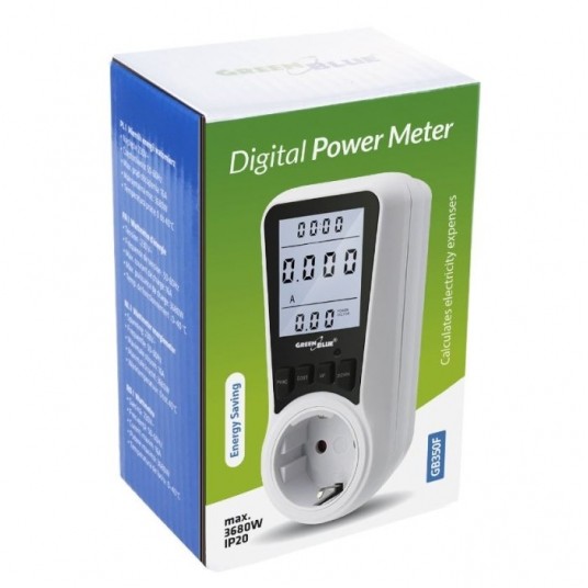 Licznik energii GreenBlue watomierz GB350 F -zdjęcie numer 2