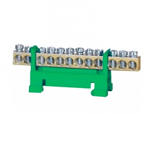 Listwa ochronna 12-mod NISKA 12x16mm2 zielona -zdjęcie numer 1