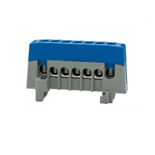 Listwa ochronna 7-mod. ZPI 7x16mm2 IP20 niebieska -zdjęcie numer 1