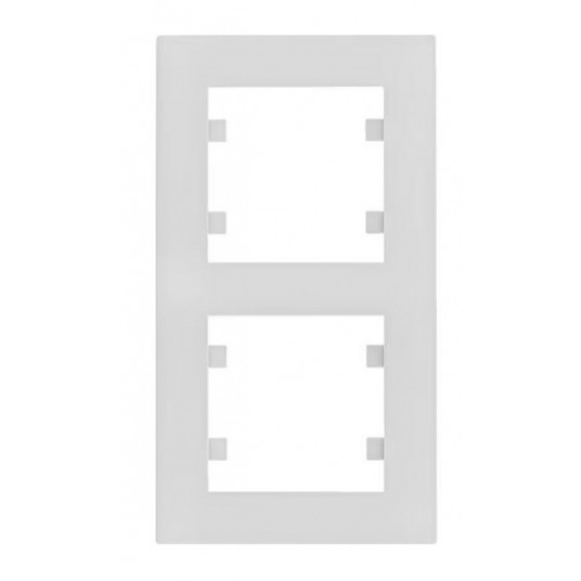 Lumina intense Ramka 2-krotna pionowa biała -zdjęcie numer 1
