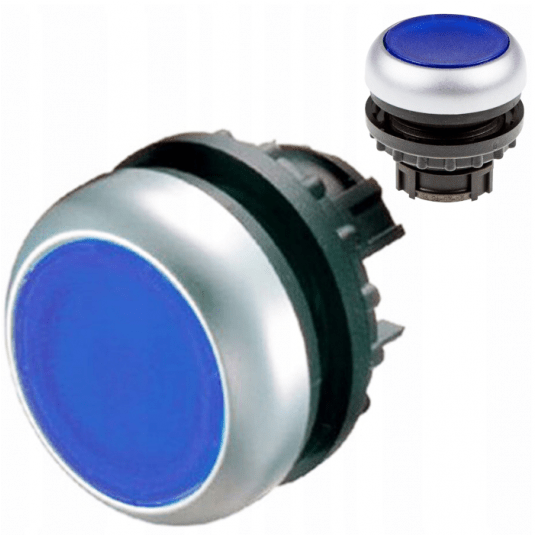 M22-DL-B Napęd przycisku niebieski z podświetlenie -zdjęcie numer 1