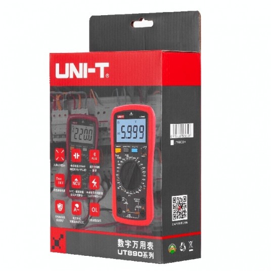 Miernik uniwersalny UT890C NCV Uni-T -zdjęcie numer 3