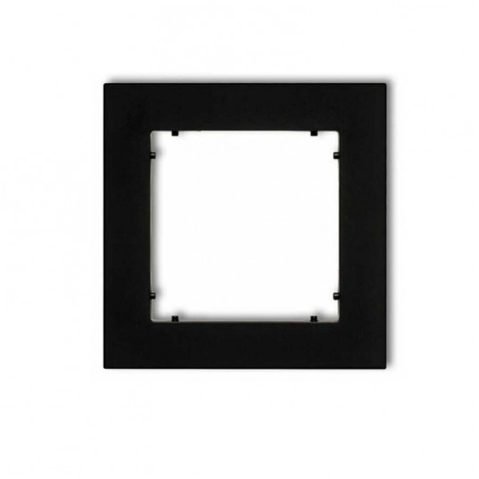 MINI Ramka pojedyncza czarny mat Karlik -zdjęcie numer 1