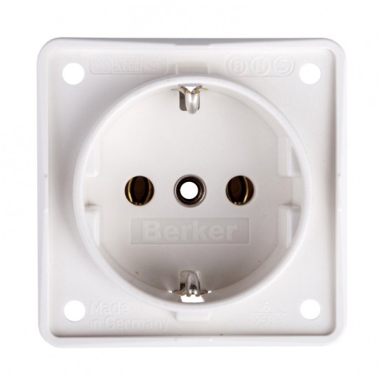 Mobil Gniazdo IP44 SCHUKO śnieżnobiałe -zdjęcie numer 1