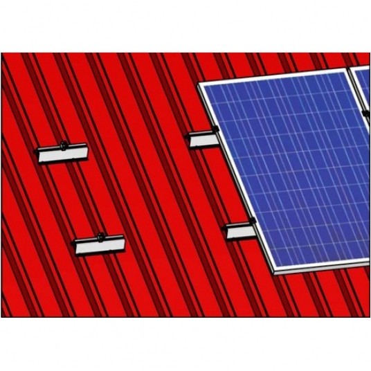 Mostek ALU 40mm x 30cm blacha trapezowa -zdjęcie numer 2