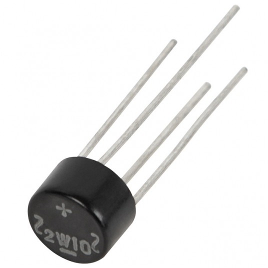 Mostek prostowniczy 2A / 1000V 2W10 do druku -zdjęcie numer 1