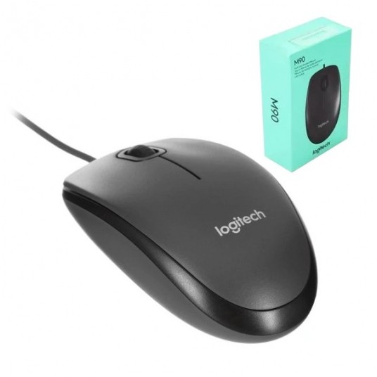 Mysz USB M90 Logitech przewodowa -zdjęcie numer 1