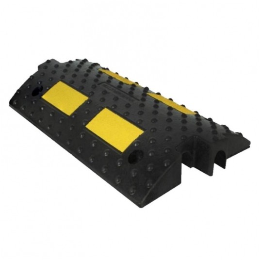 Najazd gumowy próg zwalniający wys.5,5 cm 2 kanały -zdjęcie numer 1