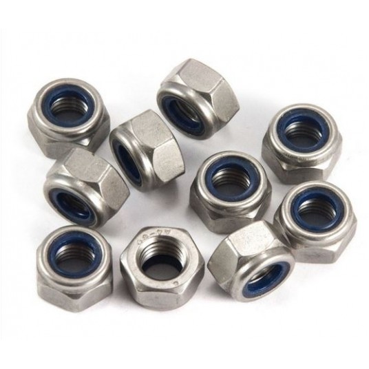 Nakrętka M05 samohamowana z wkładką niemetalową A2 -zdjęcie numer 1