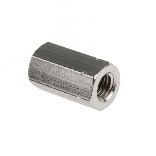 Nakrętka M10 sześciokątna łącząca ocynk -zdjęcie numer 1