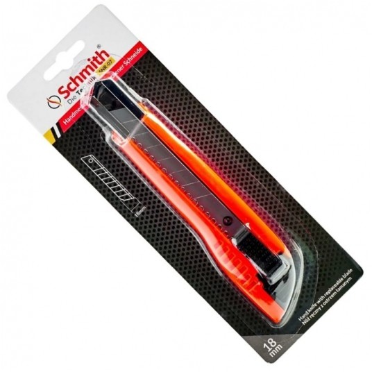 Nóż 18mm z metalową prowadnicą SNR-07 Schmitt -zdjęcie numer 1