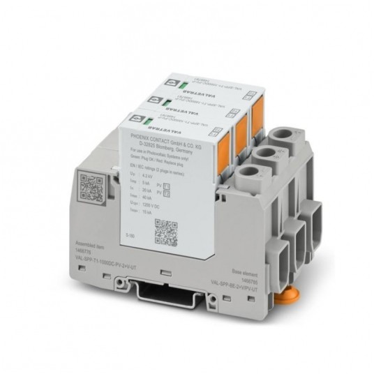 Ogranicznik Przep.DC typu T1/T2 VAL-SPP-T1-1000DC -zdjęcie numer 1