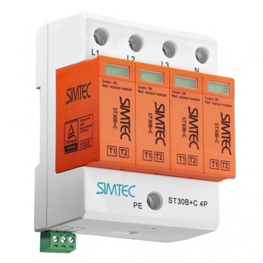 Ogranicznik przepięć ST30B+C Typ 1+2 4P 30kA -zdjęcie numer 1