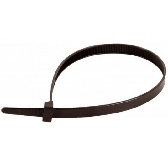 Opaska kablowa 200x4.8mm UV Czarna 100szt. -zdjęcie numer 1