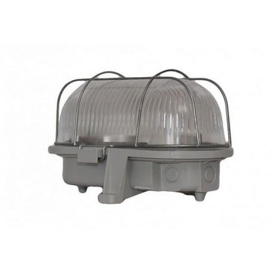 Oprawa OWAL 100W termoplast siatka metalowa -zdjęcie numer 1