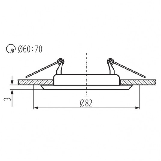 Oprawa punktowa ARGUS CT-2114-W biała -zdjęcie numer 2