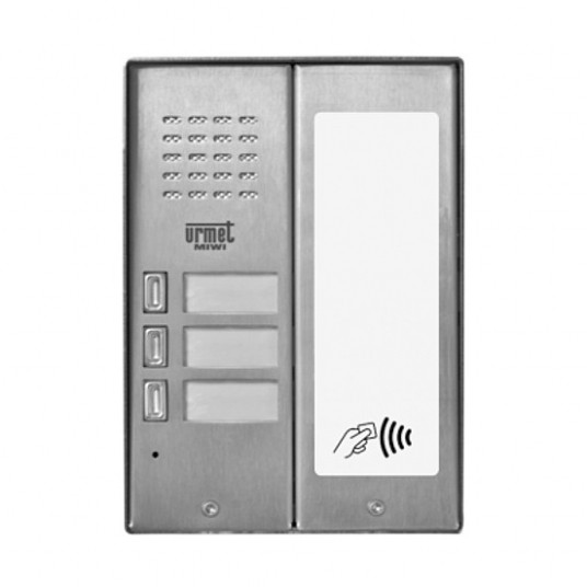 Panel domofonowy 5025/3D-RF URMET 3p. daszek RFID -zdjęcie numer 1