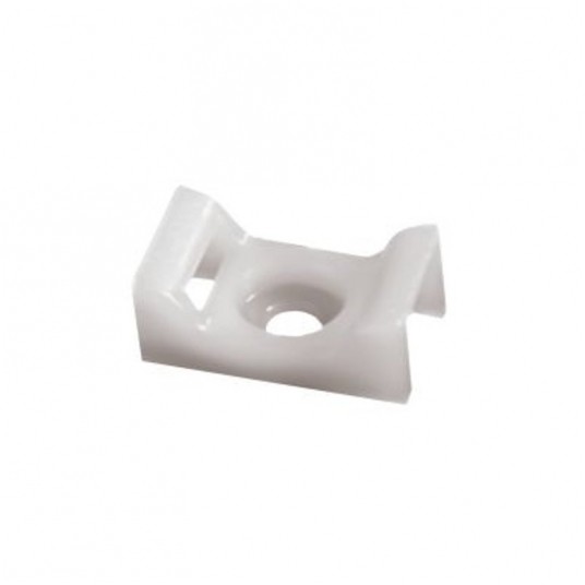 PMP-10-5-100 Podstawka montażowa do opasek biała -zdjęcie numer 1