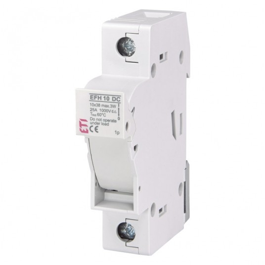 Podstawa bezpiecznika PV DC 10x38mm EFH 10 DC 1P -zdjęcie numer 1