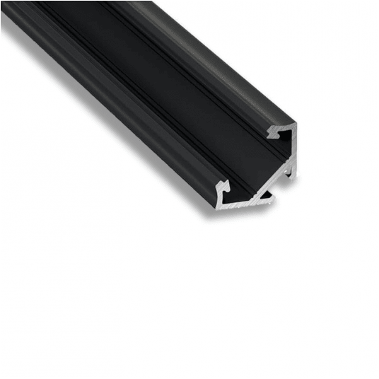 Profil LED LUMINES narożny typ C czarny anoda 2 m -zdjęcie numer 1