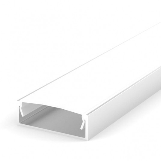 Profil LED natynkowy 202 cm aluminiowy biały lakie -zdjęcie numer 1