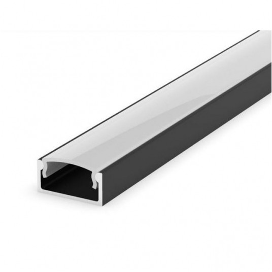 Profil LED natynkowy 202cm aluminiowy czarny anodo -zdjęcie numer 1