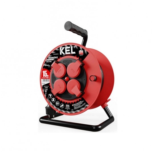 Przedłużacz bębnowy H05RR-F 3x1,5 /15M IP44 -zdjęcie numer 1