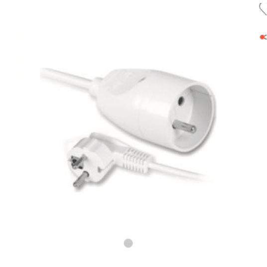 Przedłużacz elektryczny PS-171/1,5m biały 2P+Z 10A -zdjęcie numer 1