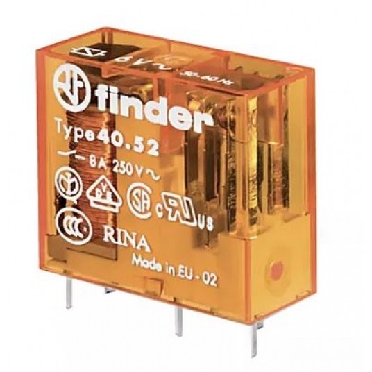 Przekaźnik miniaturowy 2P 2x8A 24VAC Finder -zdjęcie numer 1