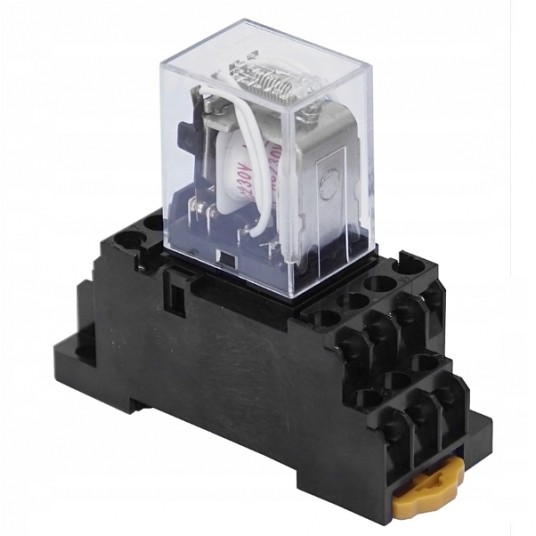 Przekaźnik przemysłowy R4 AEI-R4-230VAC+ gniazdo -zdjęcie numer 1