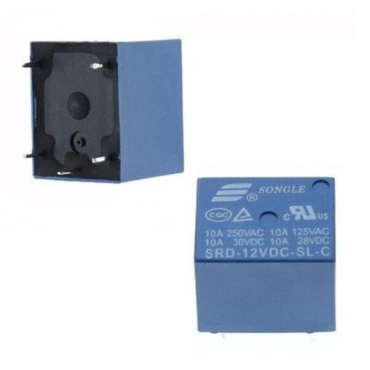 Przekaźnik SONGLE SRD-12VDC-SL-C 12V styki 250VAC -zdjęcie numer 1