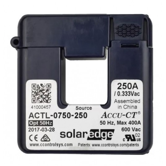 Przekładnik prądowy 250A do licznika en. SolarEdge -zdjęcie numer 1