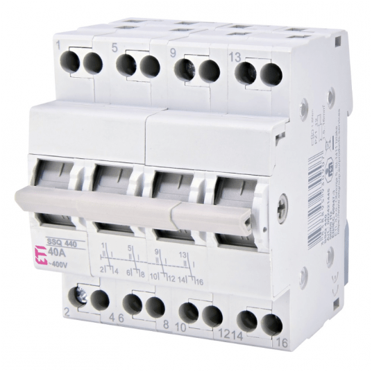 Przełącznik 4-biegunowy 40A SSQ440 sieć-agregat -zdjęcie numer 1