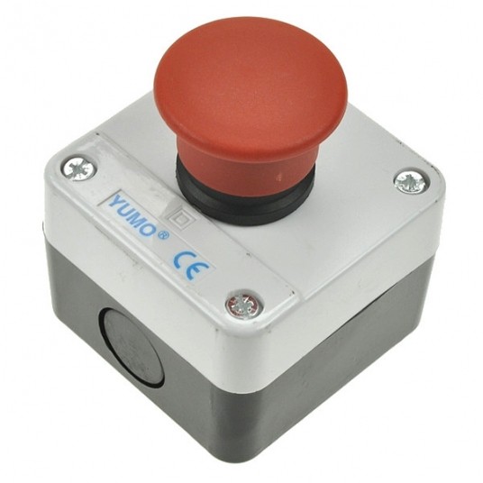 Przełącznik LAY5-B164 ON-(OFF) 1 tor grzybkowy -zdjęcie numer 1