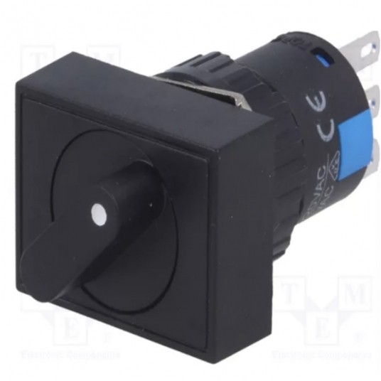 Przełącznik obrotowy 2 poz. SPDT 3A/220VAC 2A/24V -zdjęcie numer 1