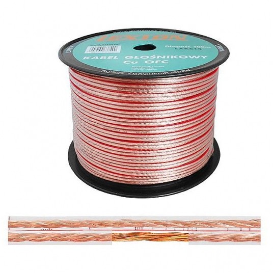 Przewód głośnikowy LEXTON 2x2,5 Cu-OFC -zdjęcie numer 1